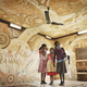 Image for article titled Japanese artists create stunning mud paintings on this Indian school’s walls—then wipe them off